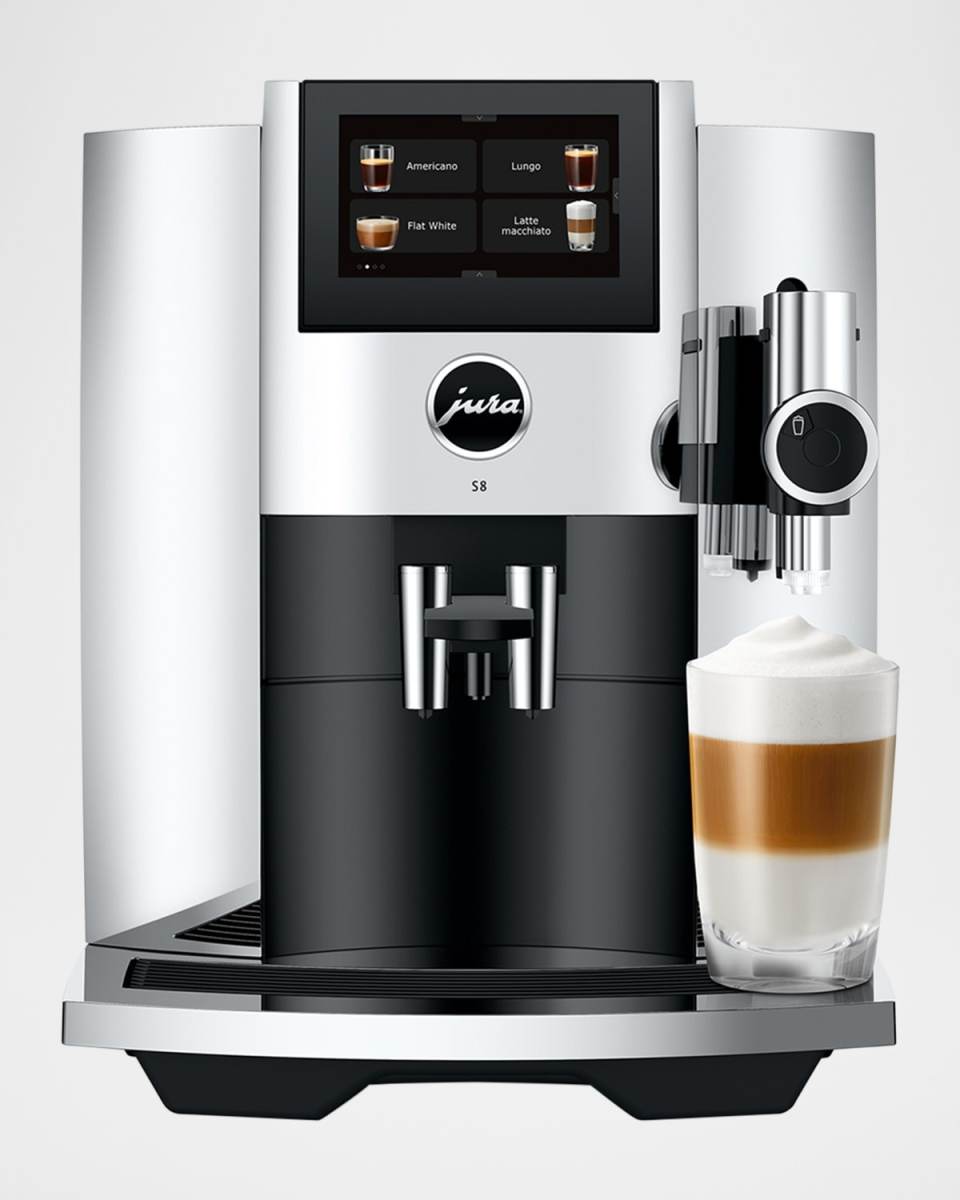 S8 Automatic Coffee Machine, Chrome